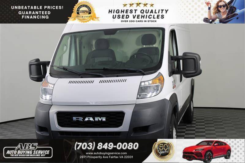2019 Ram ProMaster Cargo Van 1500 — Cargo Van — 82,861 mi — Fairfax, VA