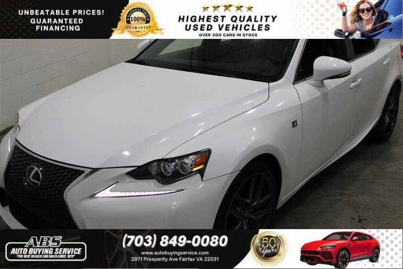 2016 Lexus IS IS 350 — Sedan — 62,585 mi — Fairfax, VA