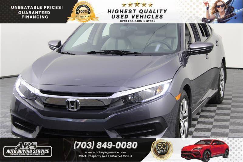 2018 Honda Civic LX — Sedan — 104,318 mi — Fairfax, VA