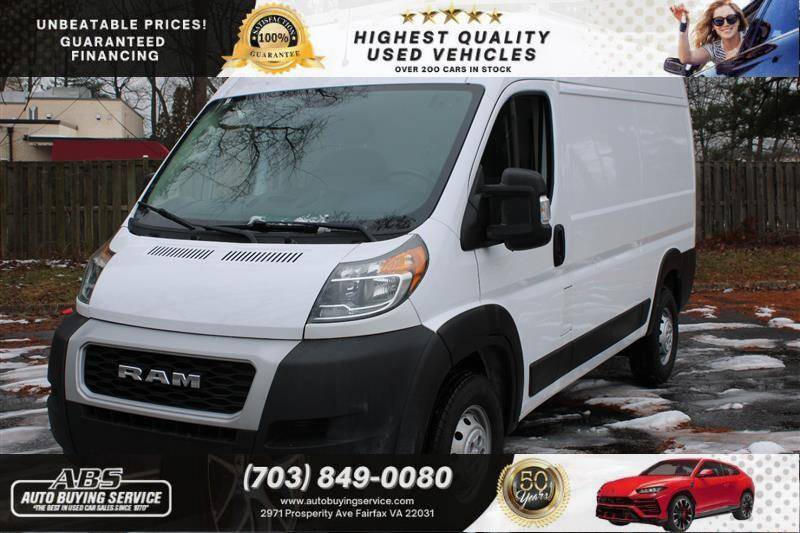 2021 Ram ProMaster Cargo Van 1500 — Cargo Van — 81,679 mi — Fairfax, VA
