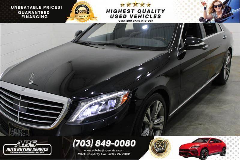 2015 Mercedes-Benz S-Class S 550 — Sedan — 60,977 mi — Fairfax, VA