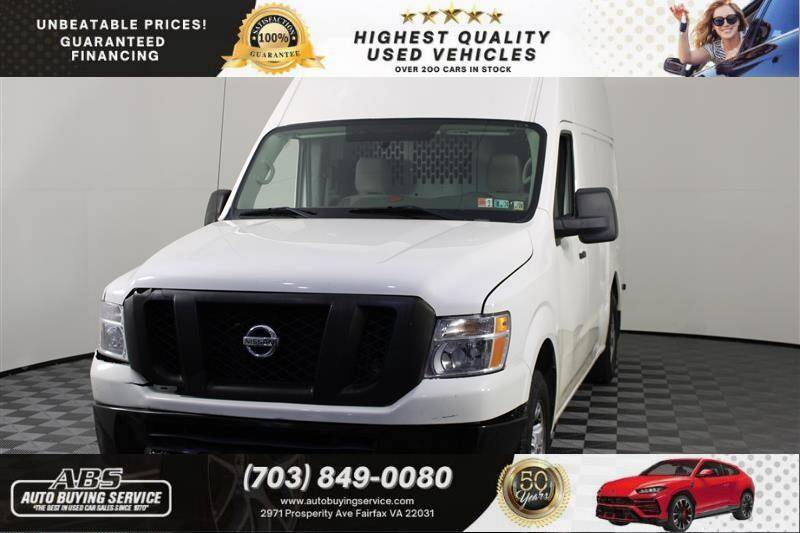 2020 Nissan NV Cargo NV2500 HD SV — Cargo Van — 84,511 mi — Fairfax, VA