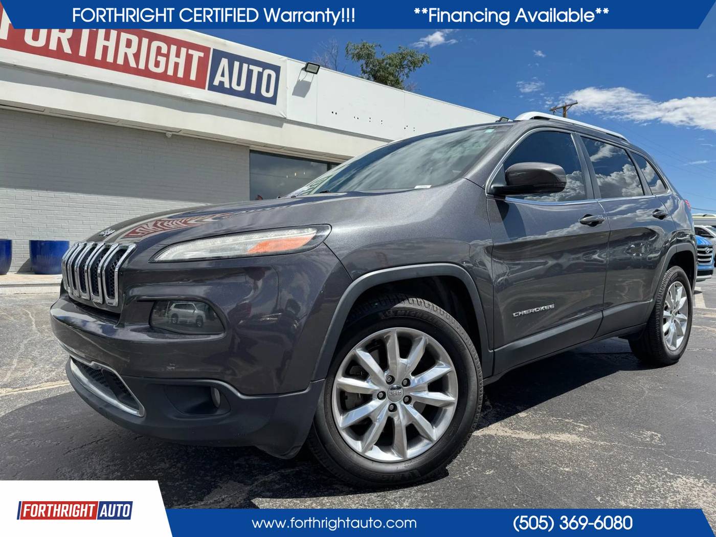 2015 Jeep Cherokee Limited — SUV — 87,505 mi — Albuquerque, NM