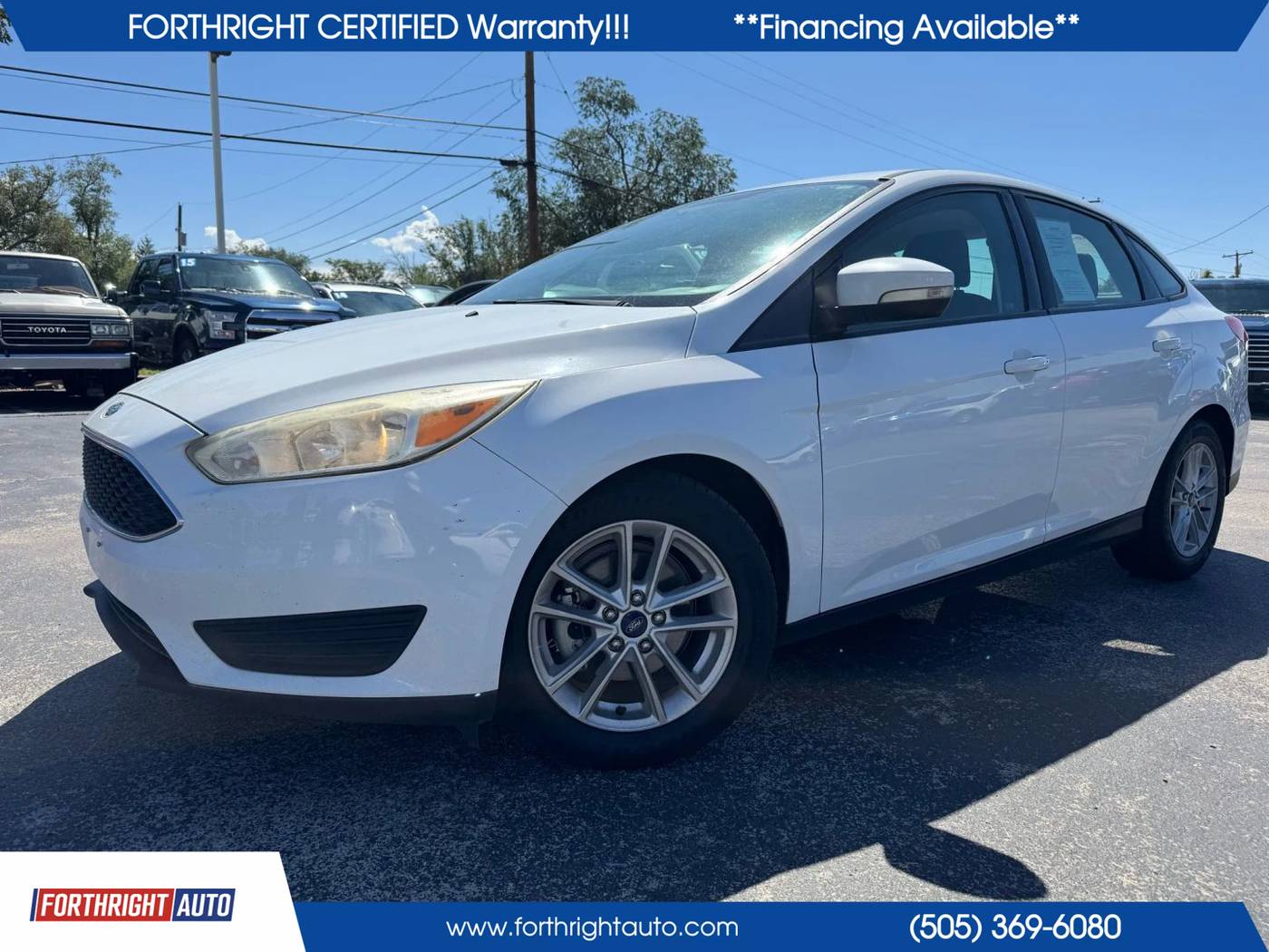 2017 Ford Focus SE — Sedan — 78,494 mi — Albuquerque, NM