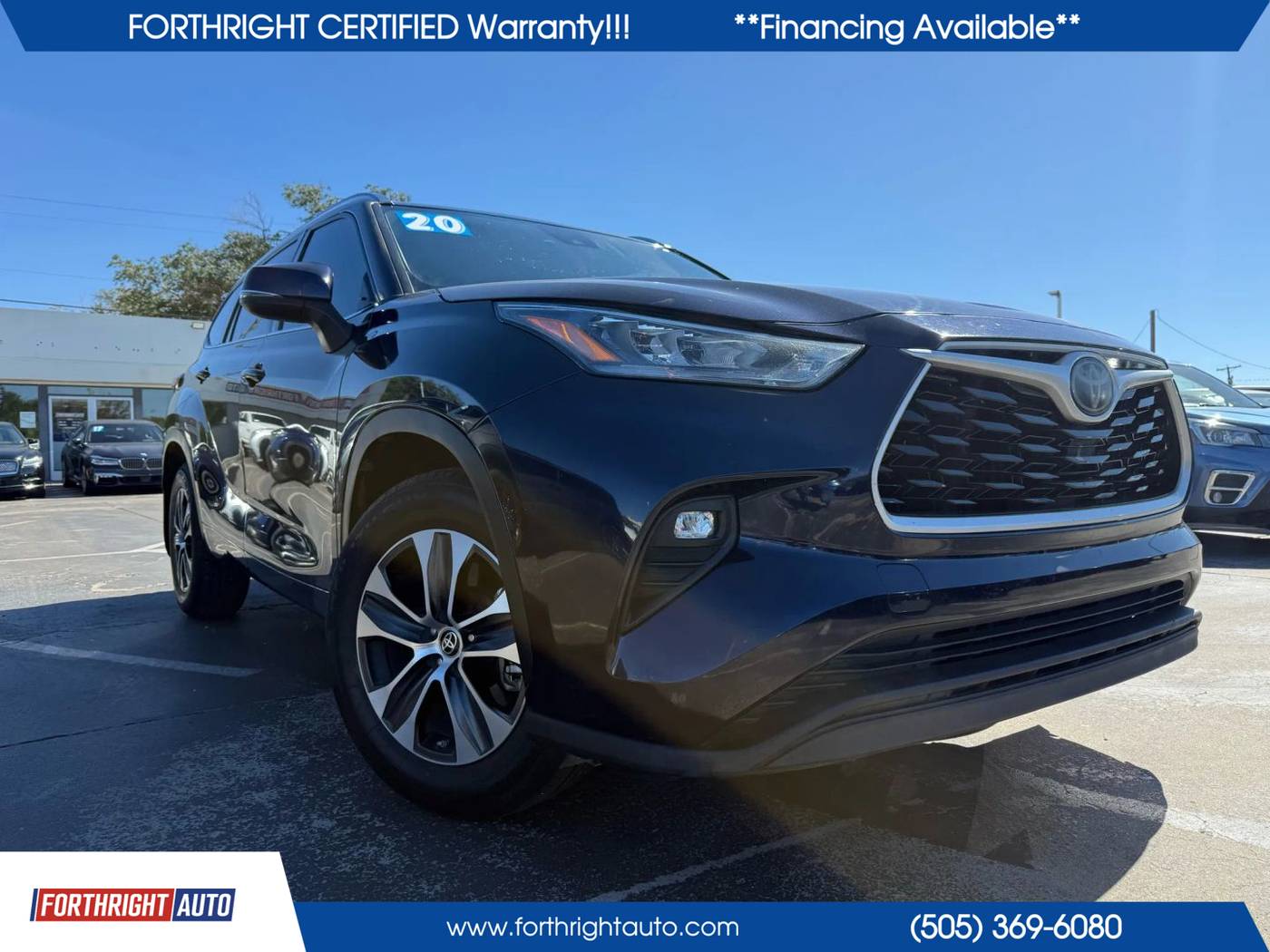 2020 Toyota Highlander XLE — SUV — 79,555 mi — Albuquerque, NM
