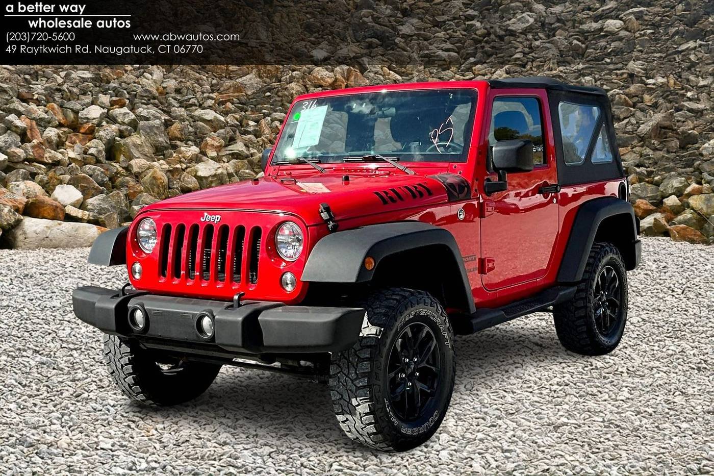 2016 Jeep Wrangler Sport — SUV — 81,974 mi — Naugatuck, CT