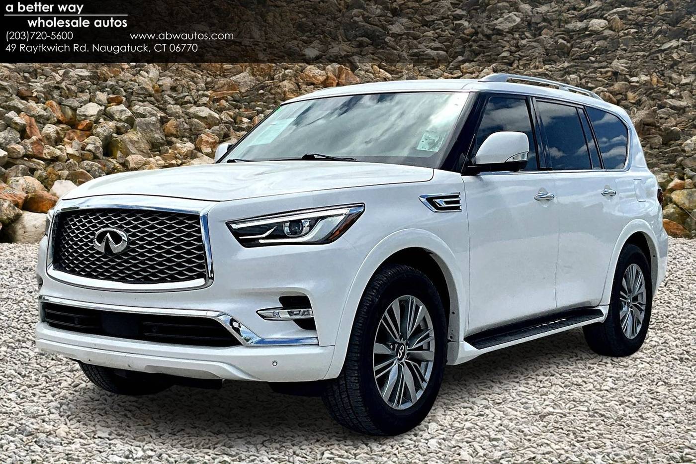 2021 INFINITI QX80 LUXE — SUV — 104,727 mi — Naugatuck, CT