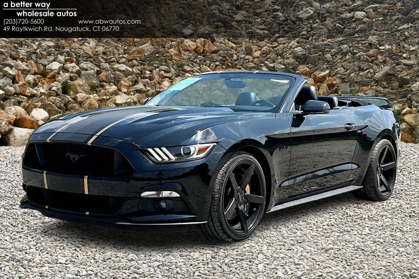 2017 Ford Mustang GT Premium — Convertible — 24,846 mi — Naugatuck, CT