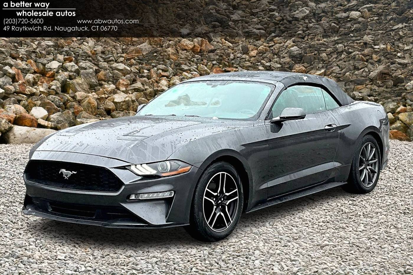 2019 Ford Mustang EcoBoost Premium — Convertible — 103,519 mi — Naugatuck, CT