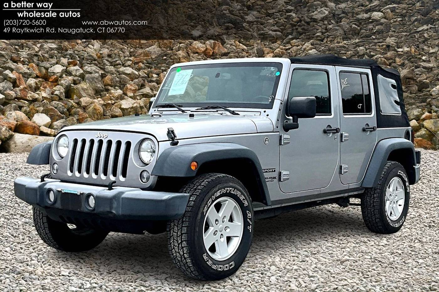 2018 Jeep Wrangler Sport S — SUV — 80,267 mi — Naugatuck, CT