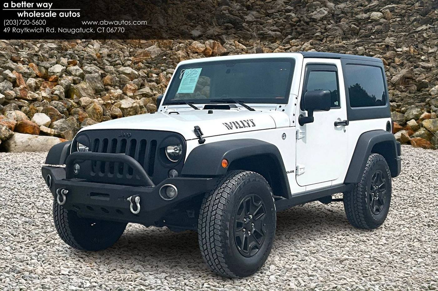 2016 Jeep Wrangler Willys Wheeler — SUV — 70,295 mi — Naugatuck, CT