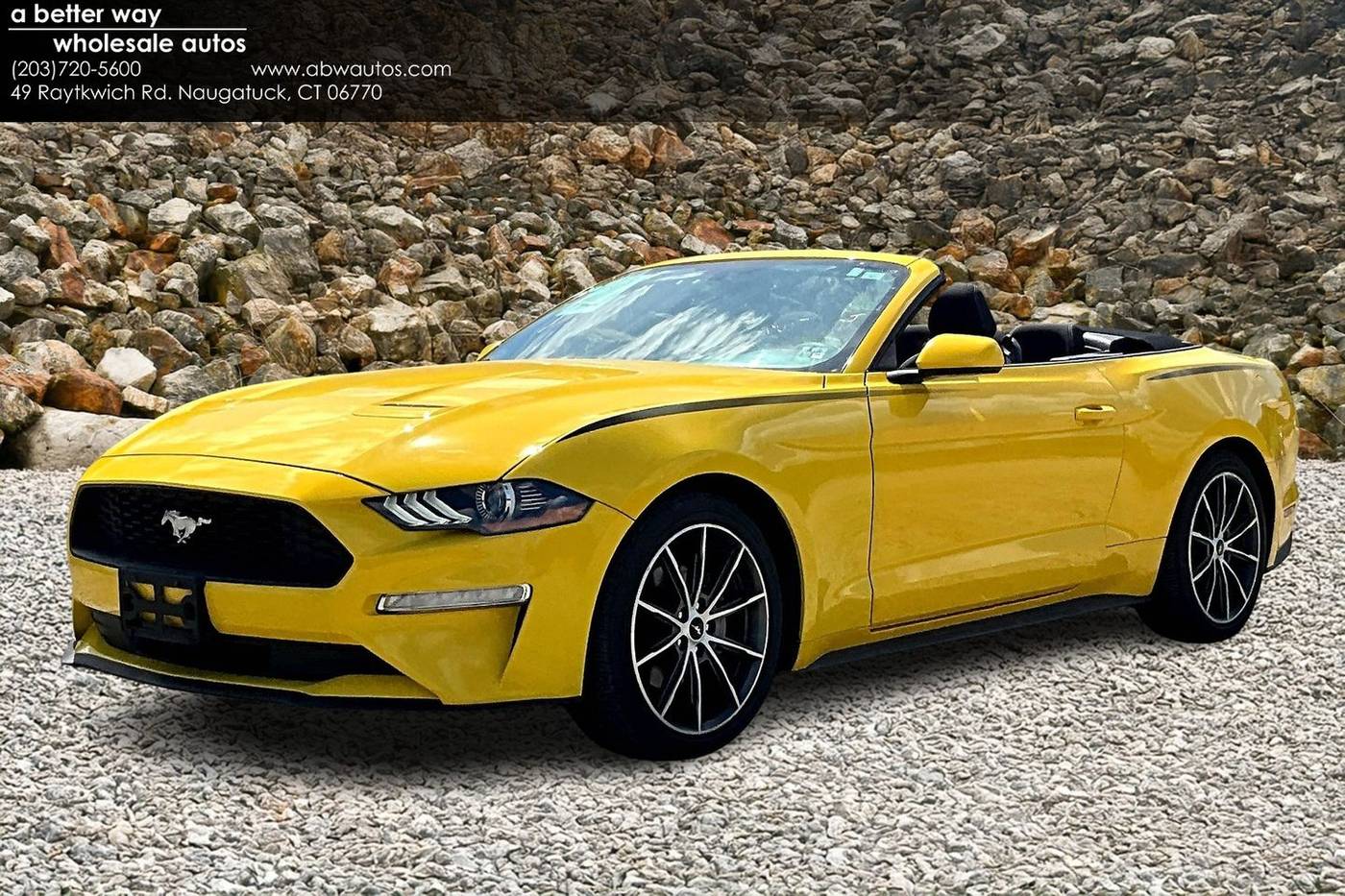 2018 Ford Mustang EcoBoost — Convertible — 24,166 mi — Naugatuck, CT