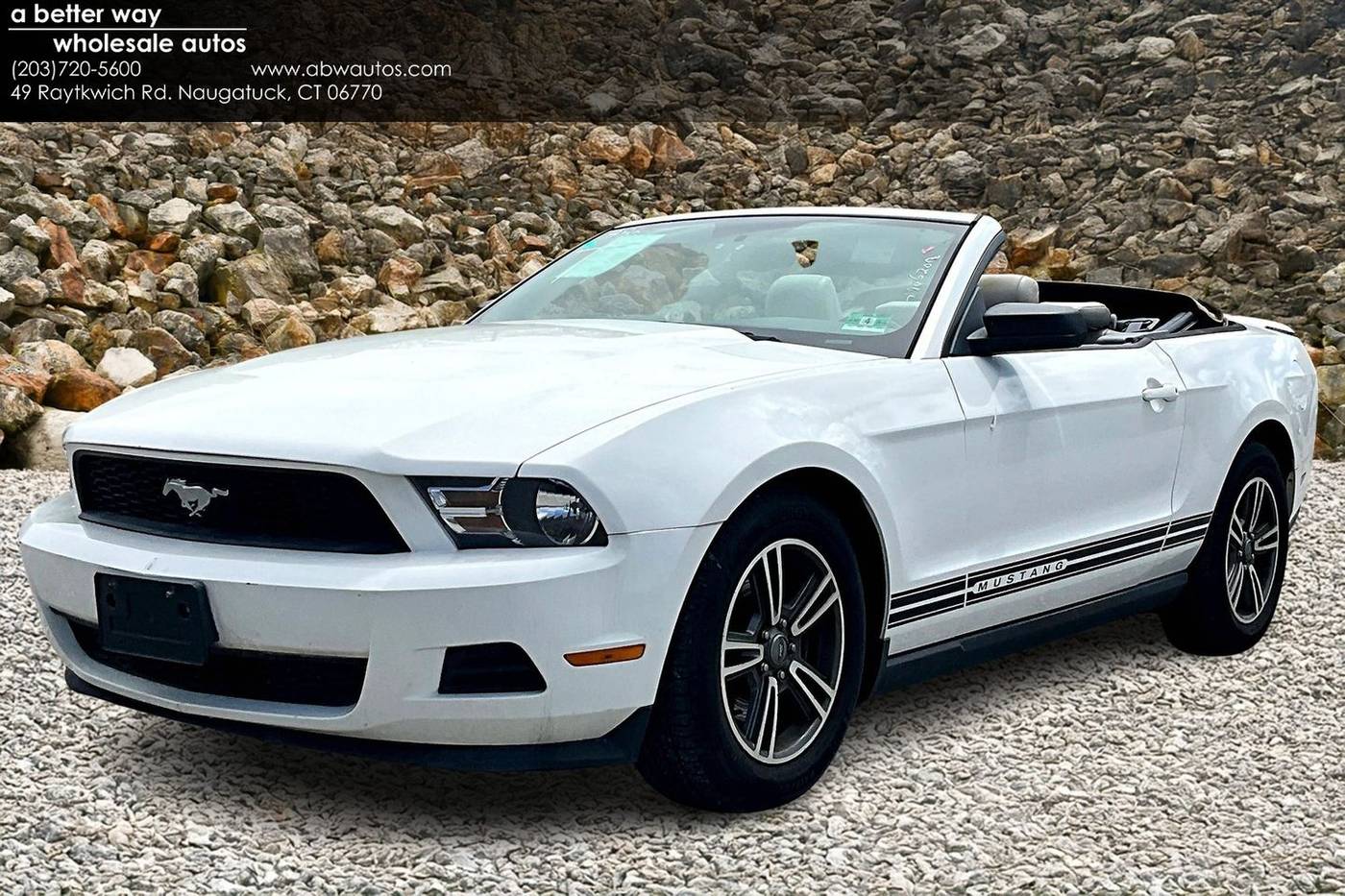 2012 Ford Mustang V6 — Convertible — 91,100 mi — Naugatuck, CT