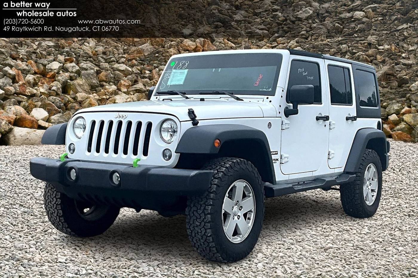 2018 Jeep Wrangler Sport S — SUV — 92,365 mi — Naugatuck, CT