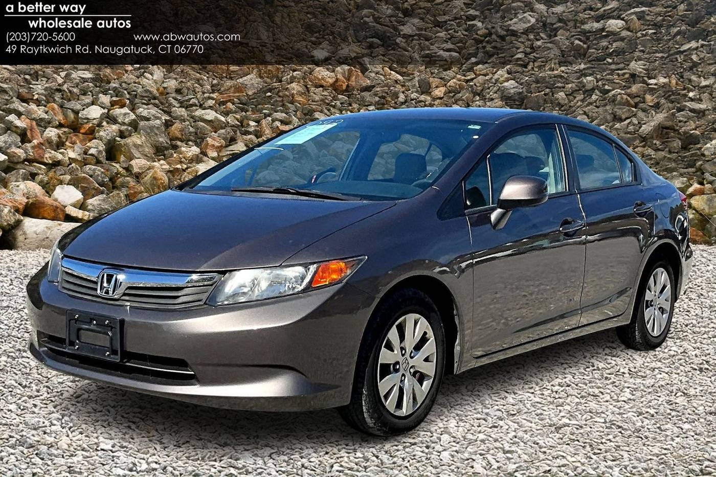 2012 Honda Civic LX — Sedan — 69,389 mi — Naugatuck, CT