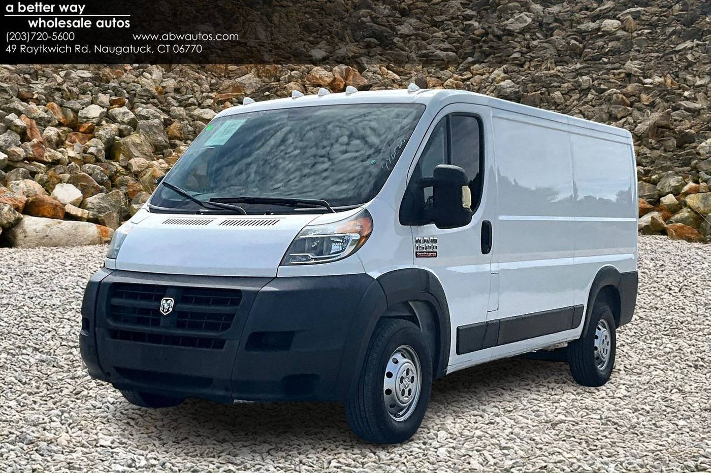 2019 Ram ProMaster Cargo Van 1500 — Cargo Van — 100,677 mi — Naugatuck, CT