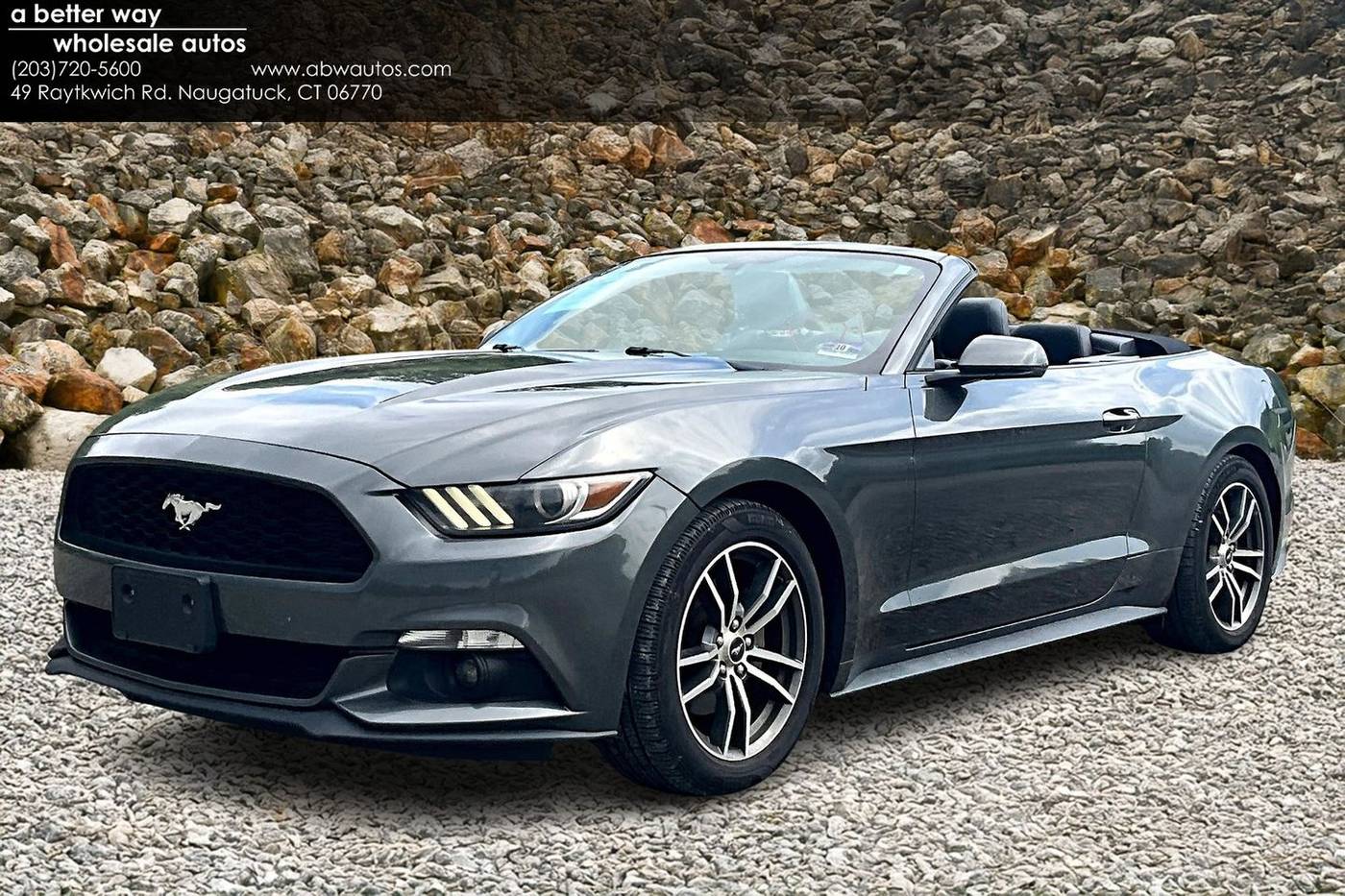 2017 Ford Mustang EcoBoost Premium — Convertible — 81,216 mi — Naugatuck, CT