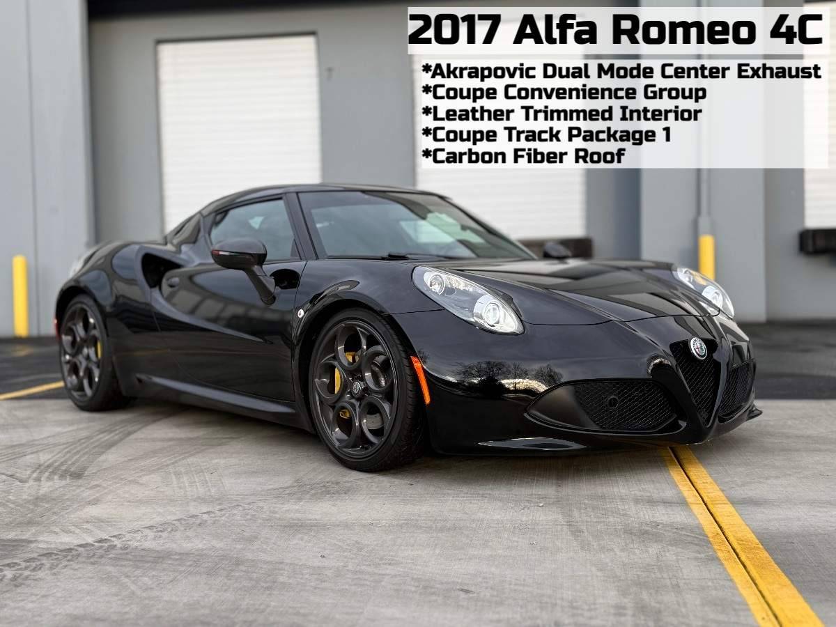 2017 Alfa Romeo 4C Coupe