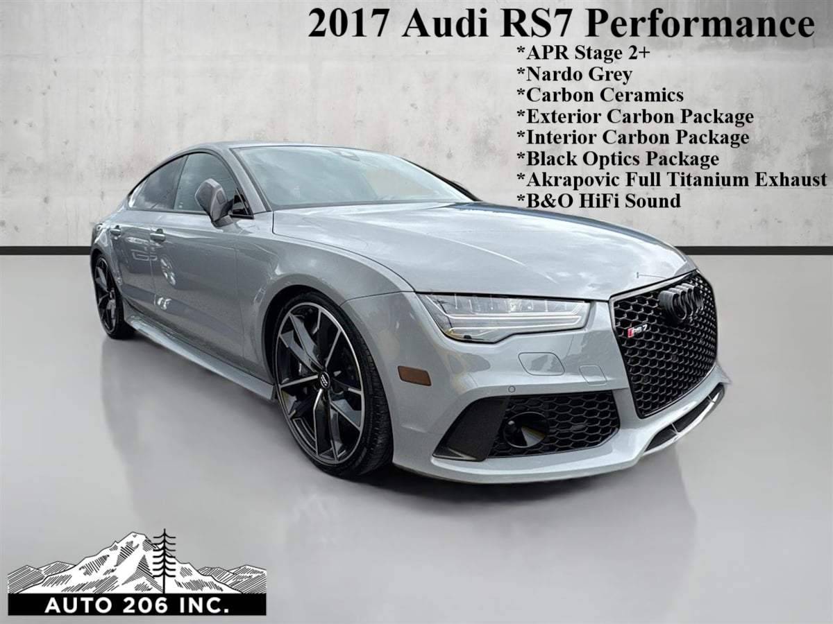 2017 Audi RS 7 Performance Prestige — Hatchback — 53,256 mi — Kent, WA
