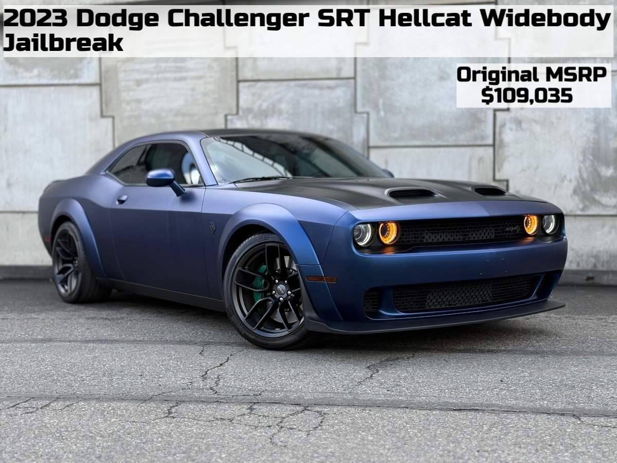 2023 Dodge Challenger SRT Hellcat Widebody Jailbreak