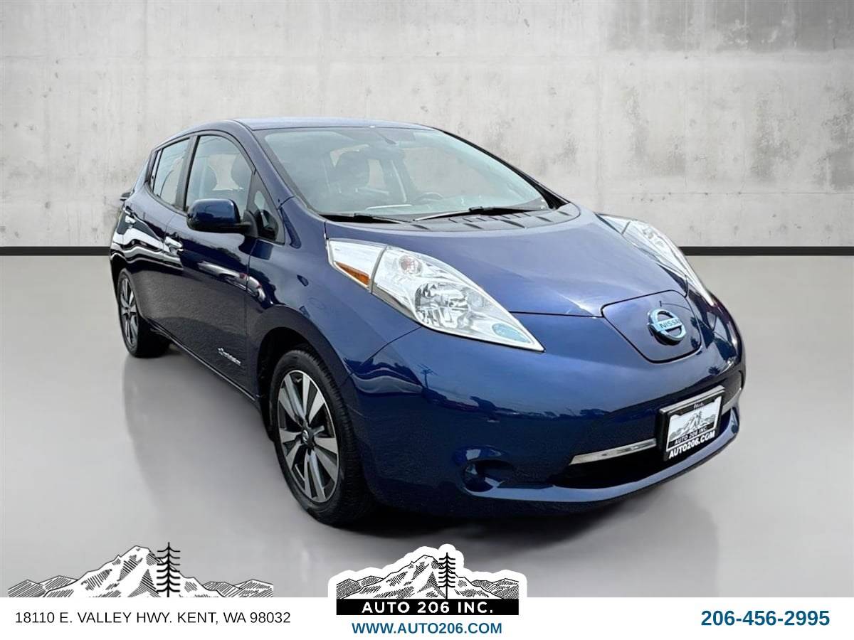 2017 Nissan LEAF SV — Hatchback — 63,112 mi — Kent, WA