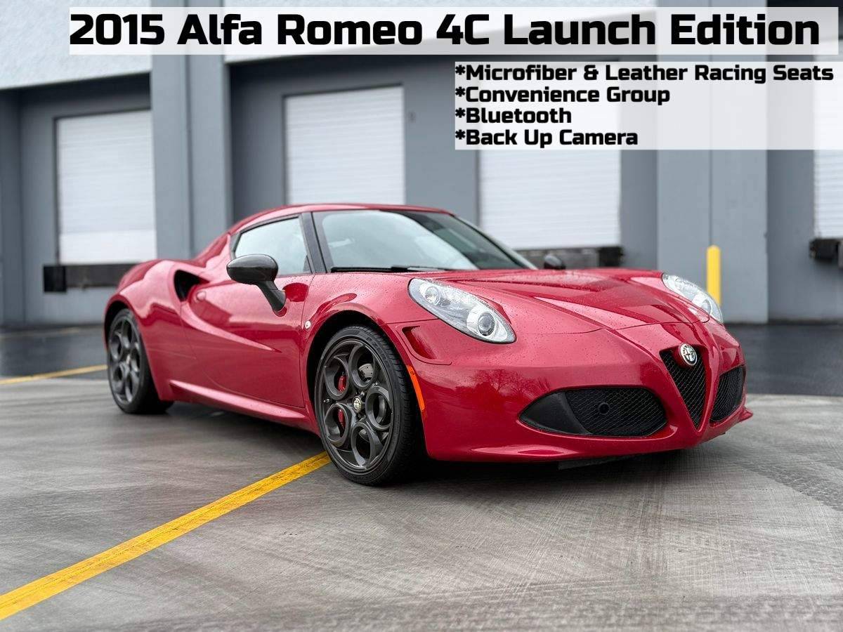 2015 Alfa Romeo 4C Launch Edition