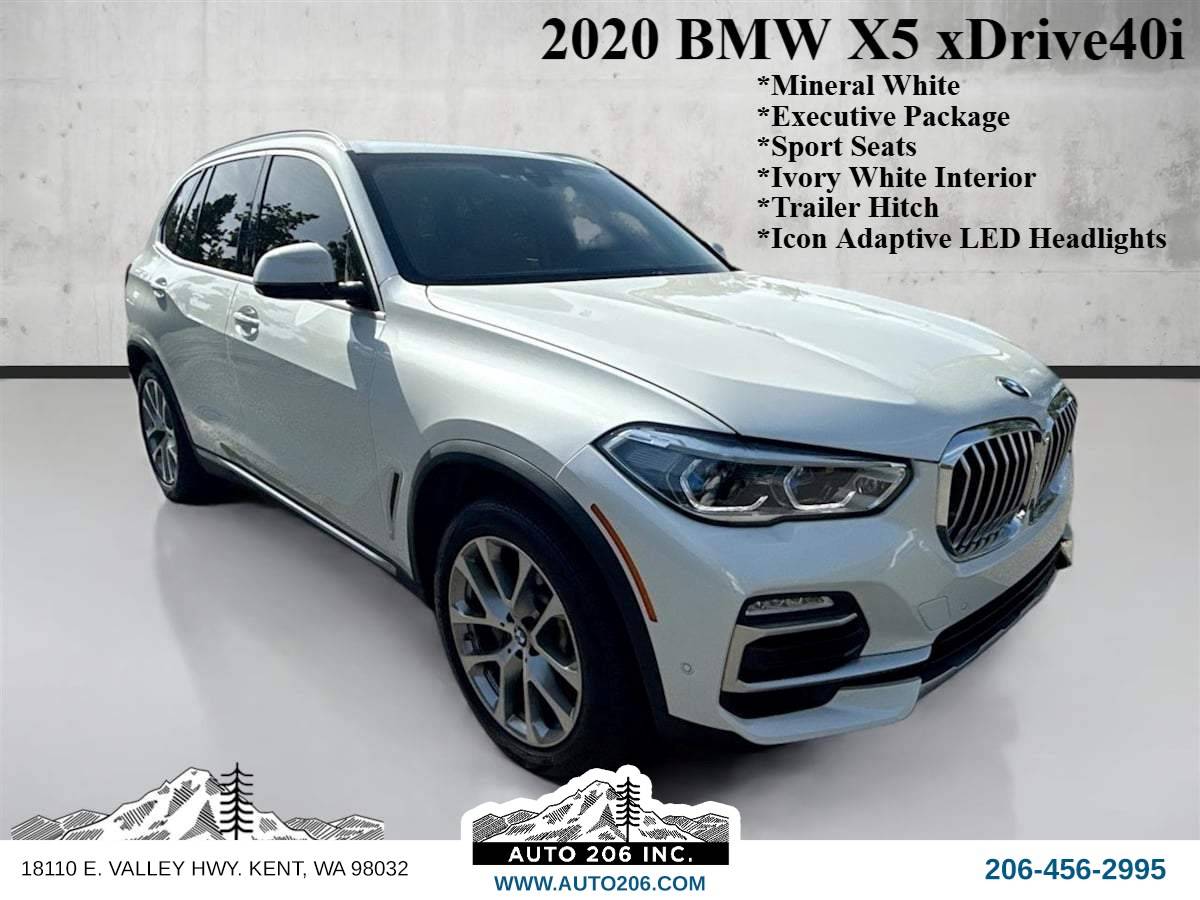 2020 BMW X5 40i — SUV — 31,768 mi — Kent, WA