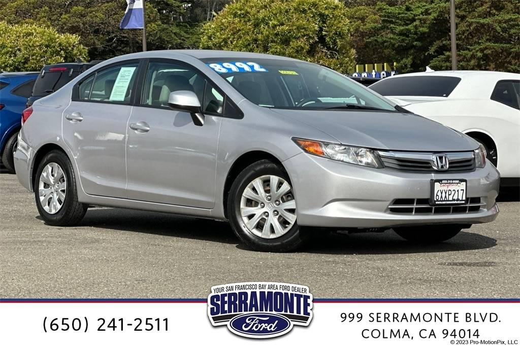 2012 Honda Civic LX — Sedan — 129,198 mi — Colma, CA