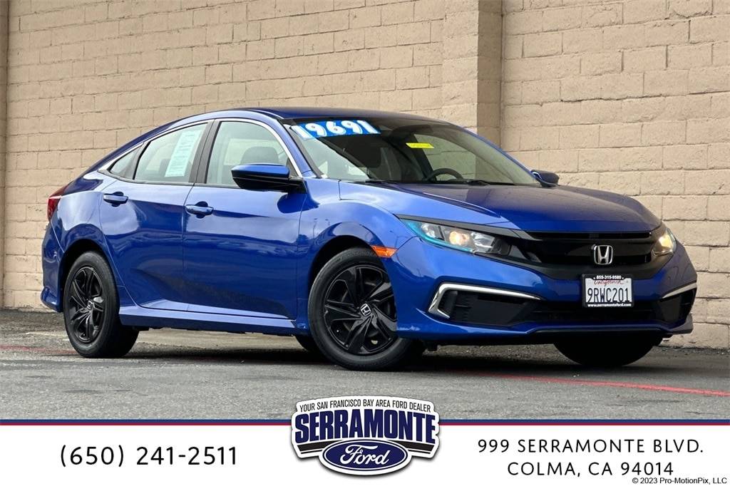 2019 Honda Civic LX — Sedan — 53,285 mi — Colma, CA
