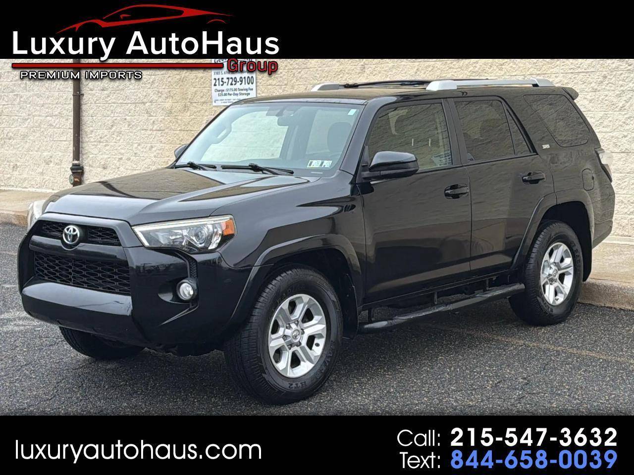 2015 Toyota 4Runner Trail Premium — SUV — 185,719 mi — Fairless Hills, PA