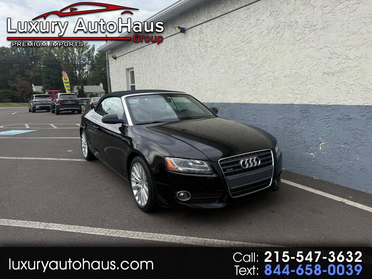 2011 Audi A5 Premium Plus — Convertible — 77,407 mi — Fairless Hills, PA