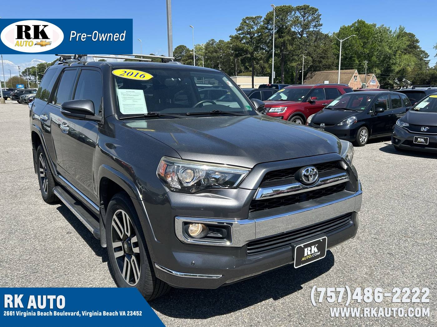 2016 Toyota 4Runner Limited — SUV — 82,507 mi — Virginia Beach, VA