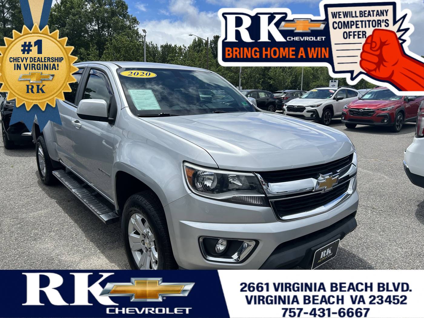 2020 Chevrolet Colorado LT — Pickup Truck — 56,921 mi — Virginia Beach, VA