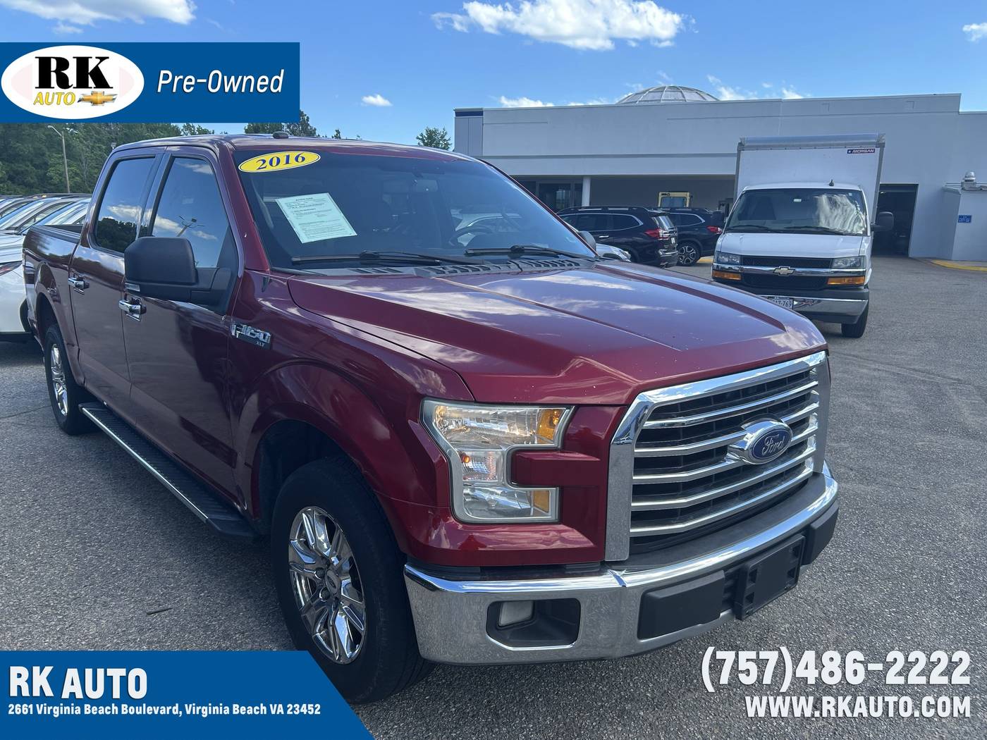 2016 Ford F-150 XLT — Pickup Truck — 208,324 mi — Virginia Beach, VA