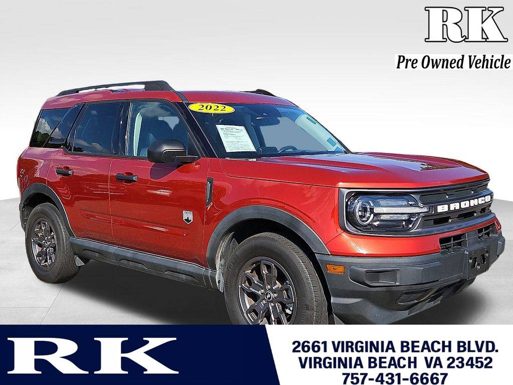2022 Ford Bronco Sport Big Bend — SUV — 25,652 mi — Virginia Beach, VA