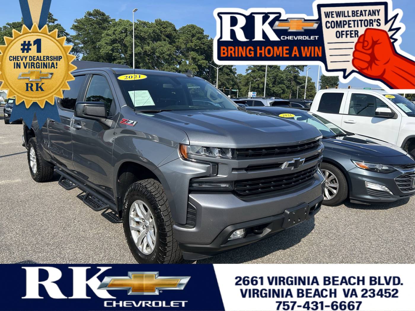 2021 Chevrolet Silverado 1500 RST — Pickup Truck — 50,873 mi — Virginia Beach, VA