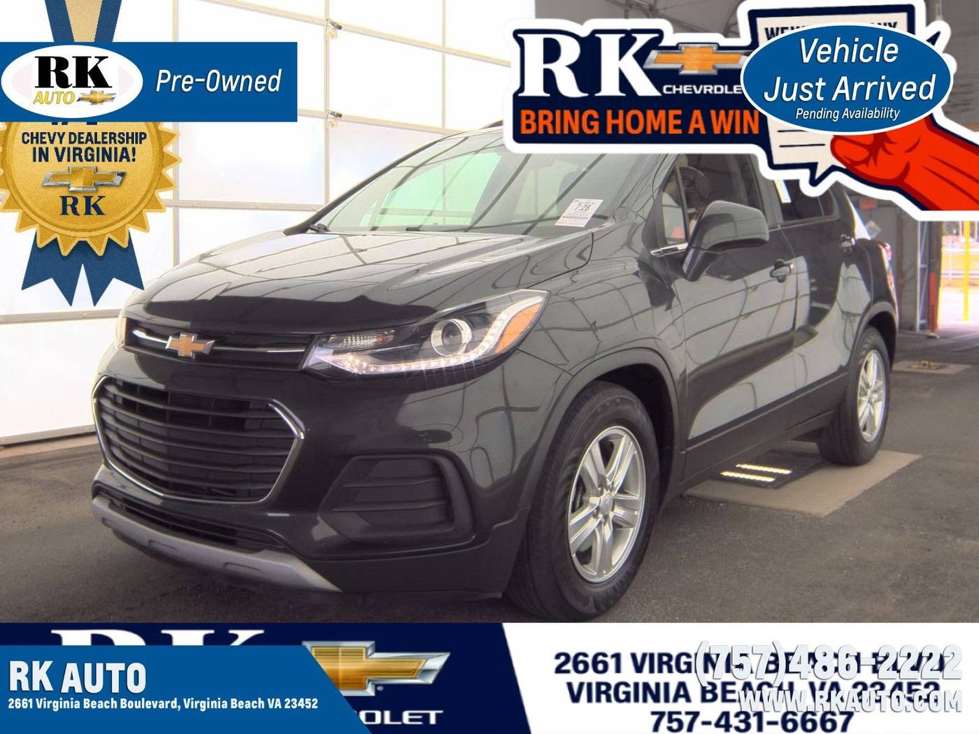 2019 Chevrolet Trax LT — SUV — 53,933 mi — Virginia Beach, VA