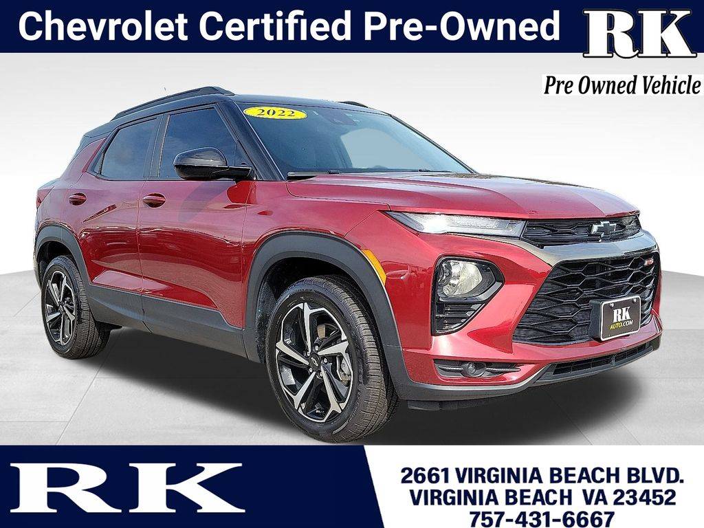 2022 Chevrolet Trailblazer RS — SUV — 69,112 mi — Virginia Beach, VA