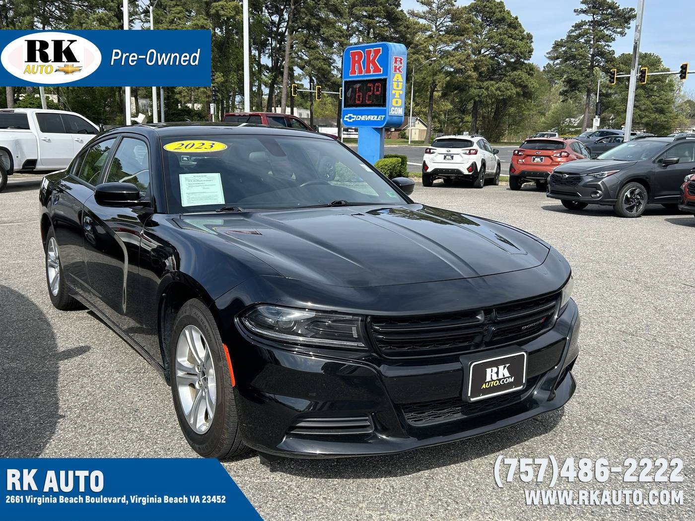 2023 Dodge Charger SXT — Sedan — 58,604 mi — Virginia Beach, VA