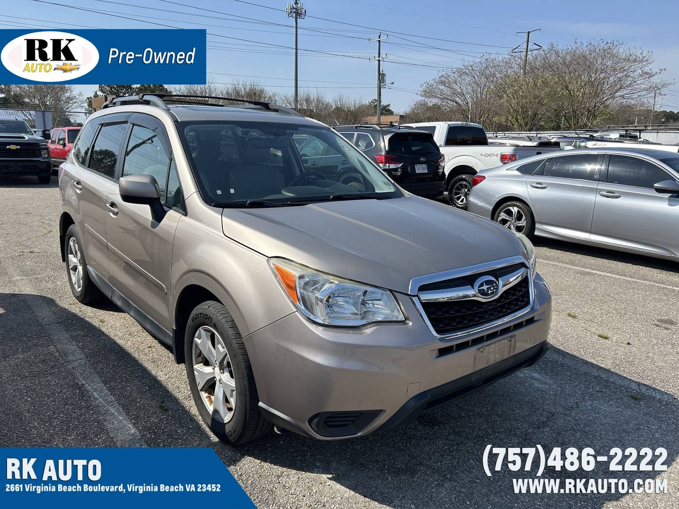 2015 Subaru Forester 2.5i Premium — SUV — 105,066 mi — Virginia Beach, VA