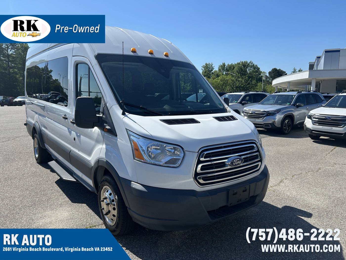 2018 Ford Transit Passenger Wagon T-350 XL — Passenger Van — 169,726 mi — Virginia Beach, VA