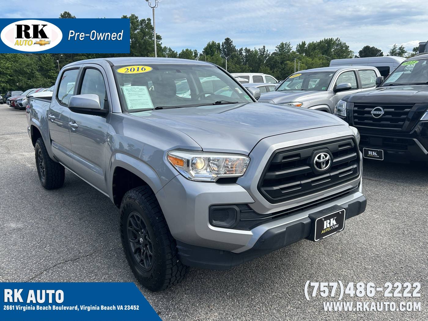 2016 Toyota Tacoma SR5 — Pickup Truck — 116,893 mi — Virginia Beach, VA