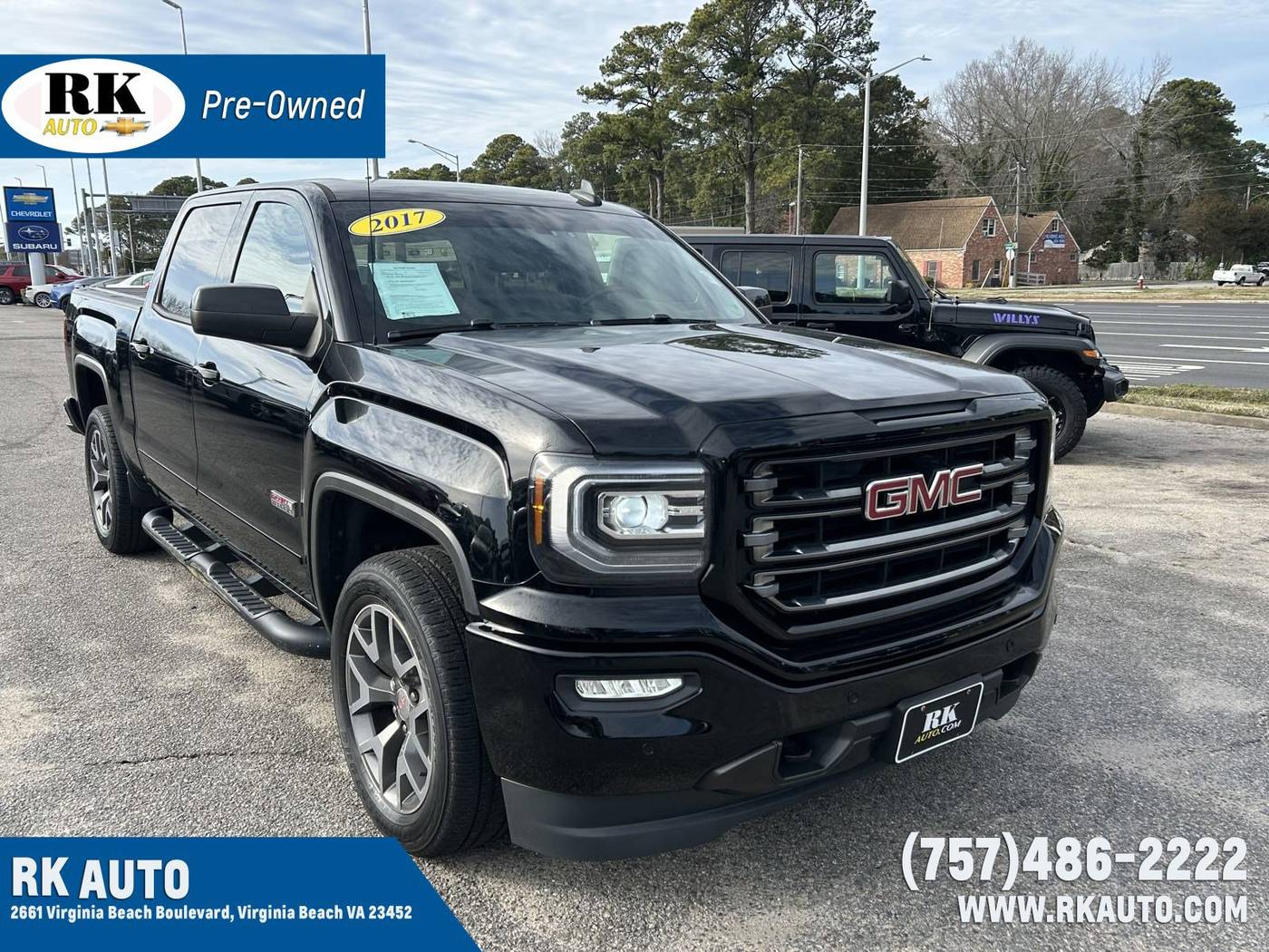 2017 GMC Sierra 1500 SLT — Pickup Truck — 47,075 mi — Virginia Beach, VA
