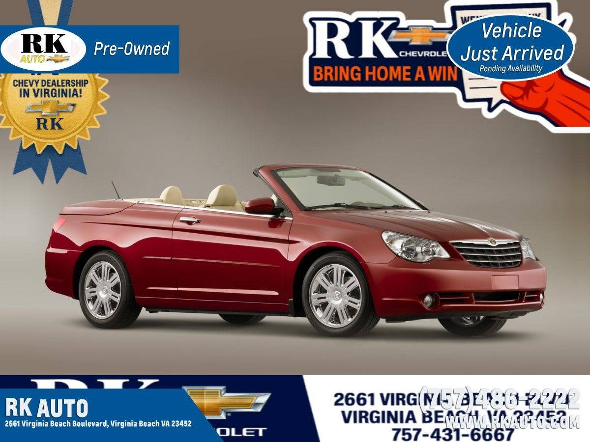 2010 Chrysler Sebring Limited — Convertible — 72,128 mi — Virginia Beach, VA