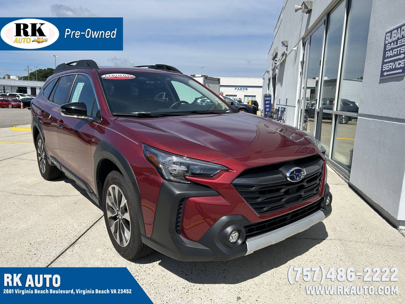 2025 Subaru Outback Limited XT — SUV — 2,045 mi — Virginia Beach, VA