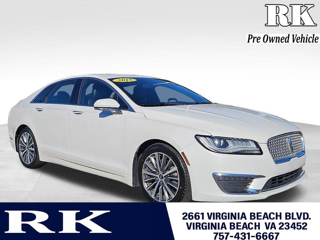 2018 Lincoln MKZ Select — Sedan — 65,224 mi — Virginia Beach, VA