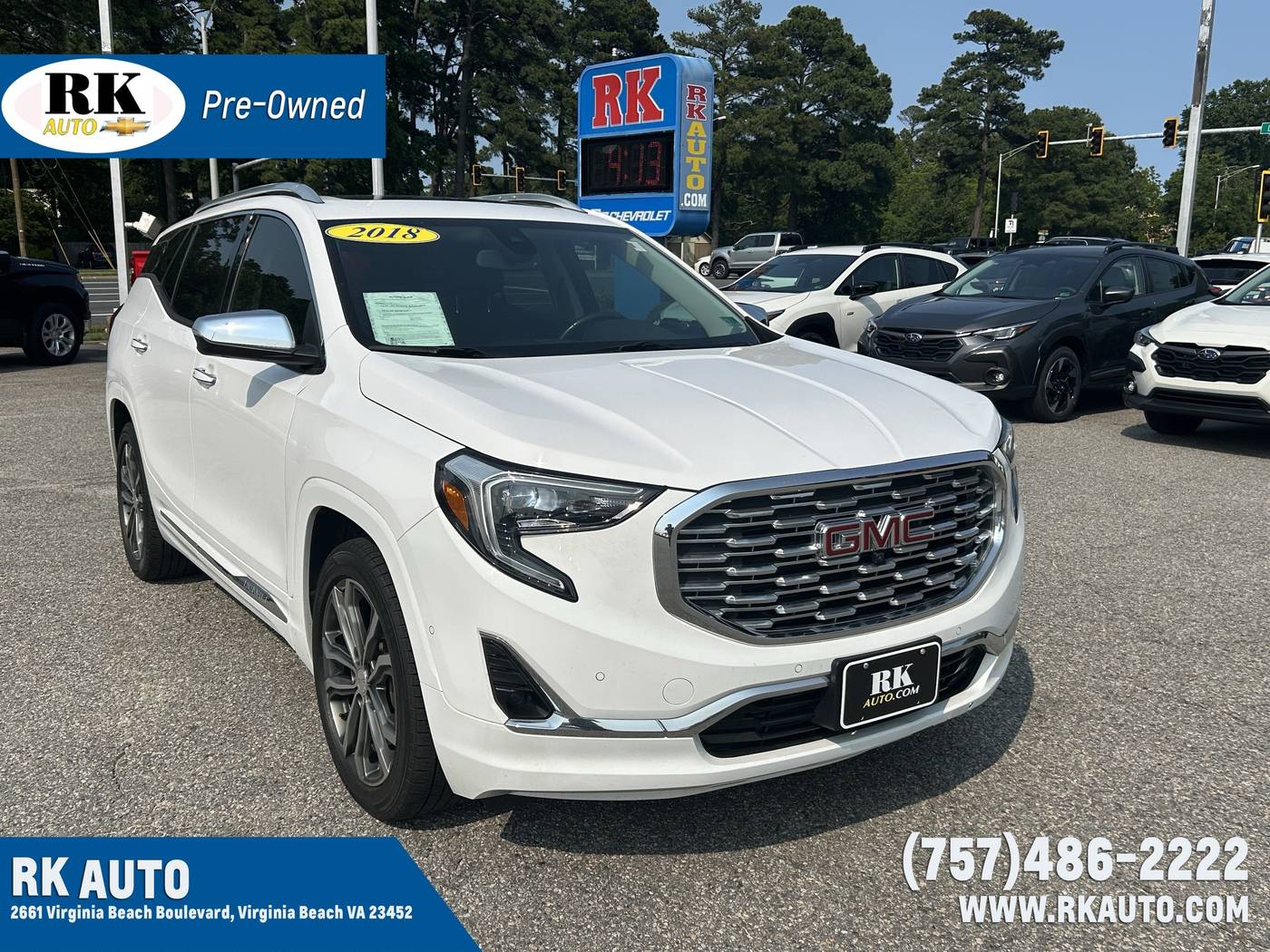 2018 GMC Terrain Denali — SUV — 87,731 mi — Virginia Beach, VA