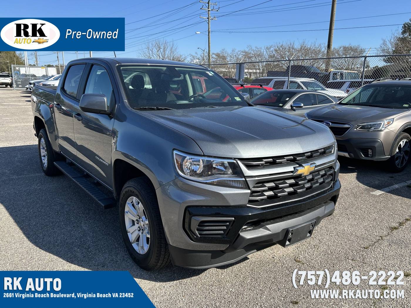 2022 Chevrolet Colorado LT — Pickup Truck — 17,877 mi — Virginia Beach, VA