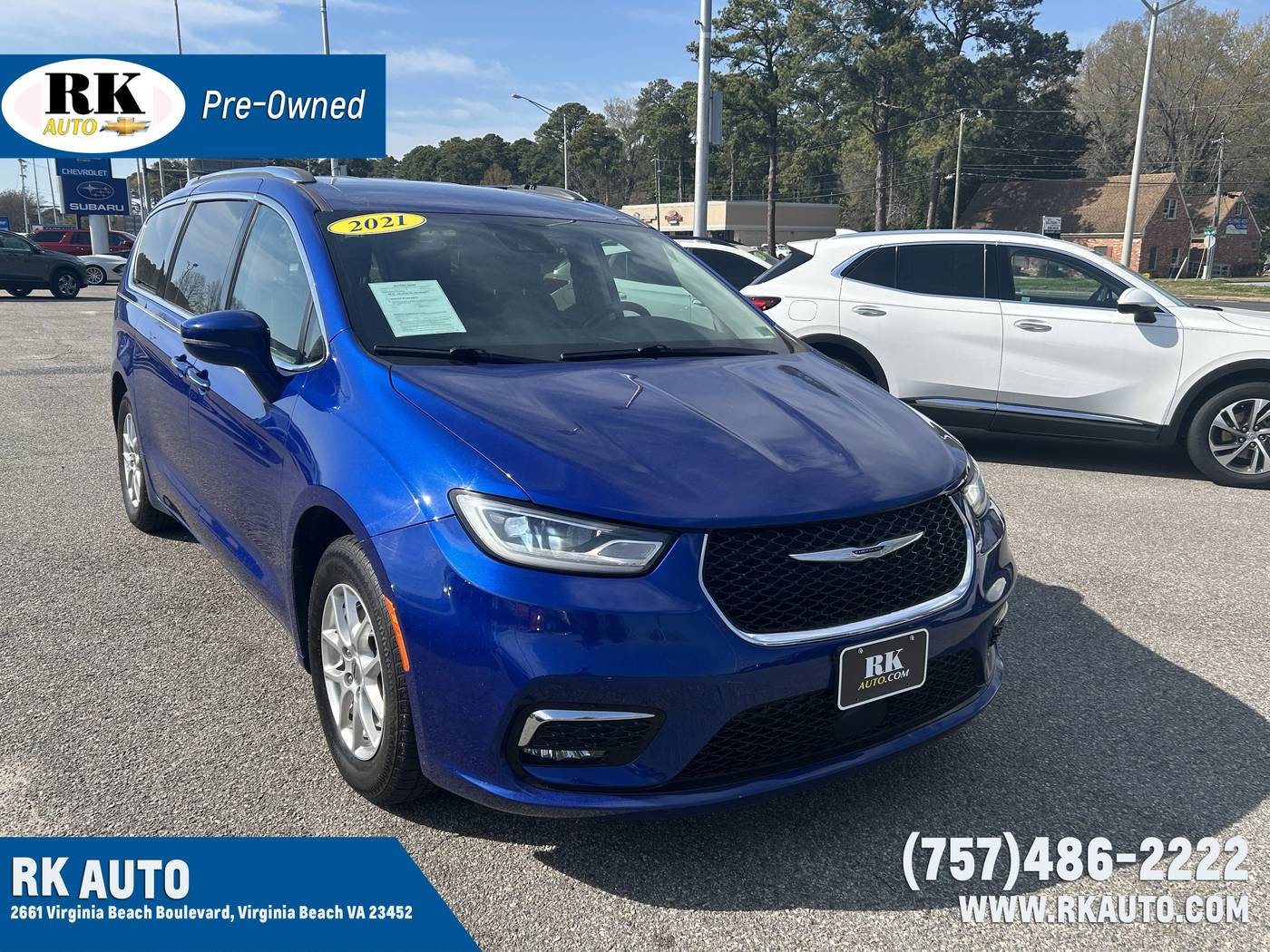 2021 Chrysler Pacifica Touring L — Minivan — 62,333 mi — Virginia Beach, VA