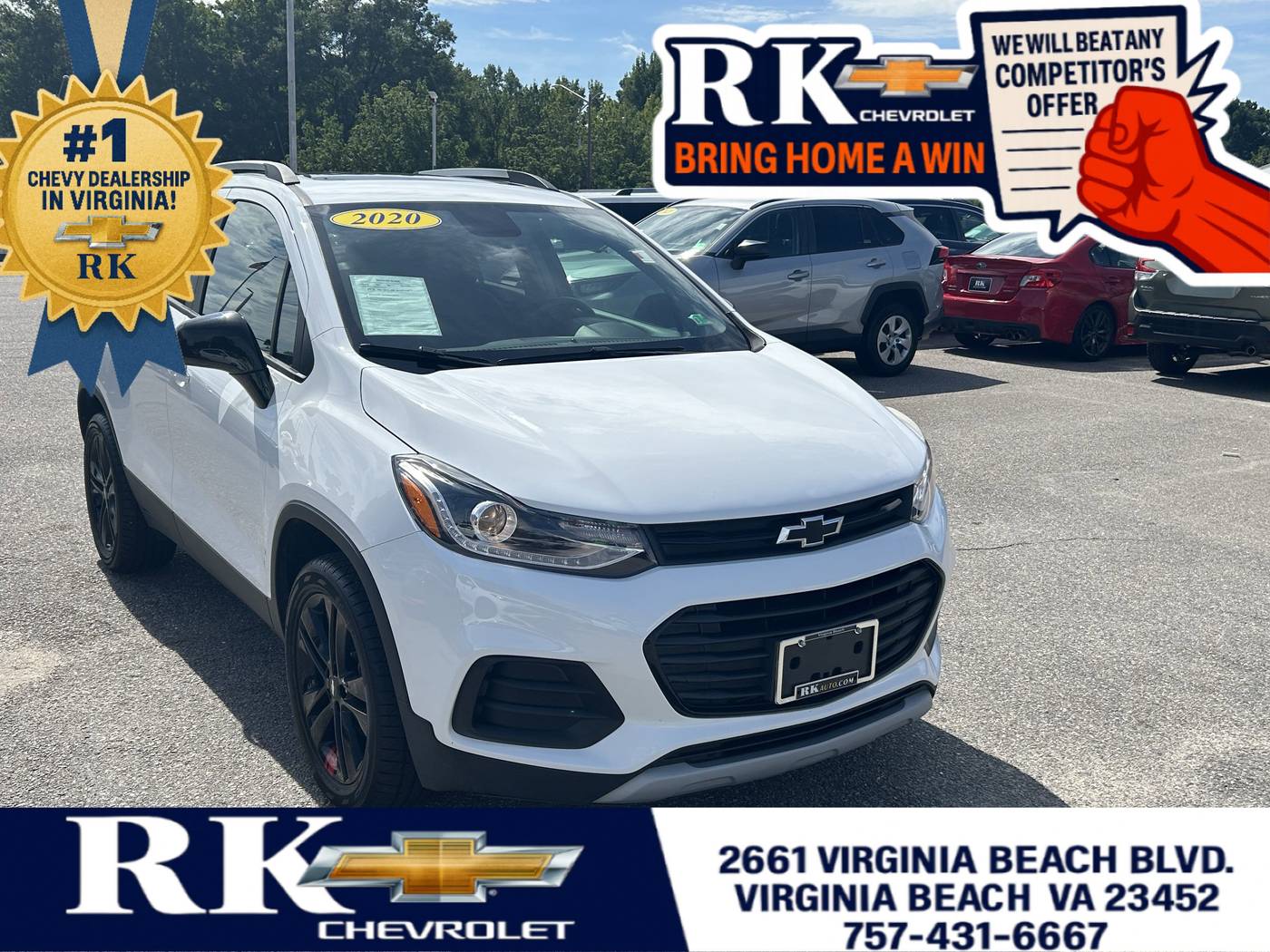 2020 Chevrolet Trax LT — SUV — 67,290 mi — Virginia Beach, VA